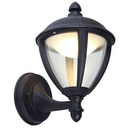 Lampa de perete Lutec Unite 5260101012 (Black Matte/Transparent)