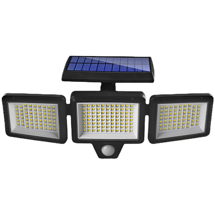 Светодиодная лампа с солнечной панелью SL210RCBK (Black)