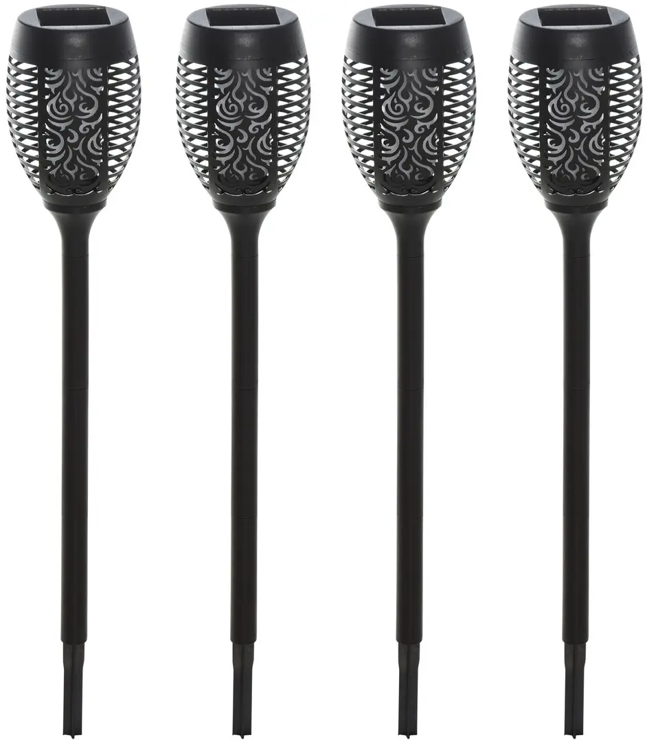 Set lampi solare Outsunny 844-261 (Black)