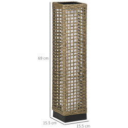 Lampa solara Outsunny 867-130V01SD (Sand/Black) Thumb