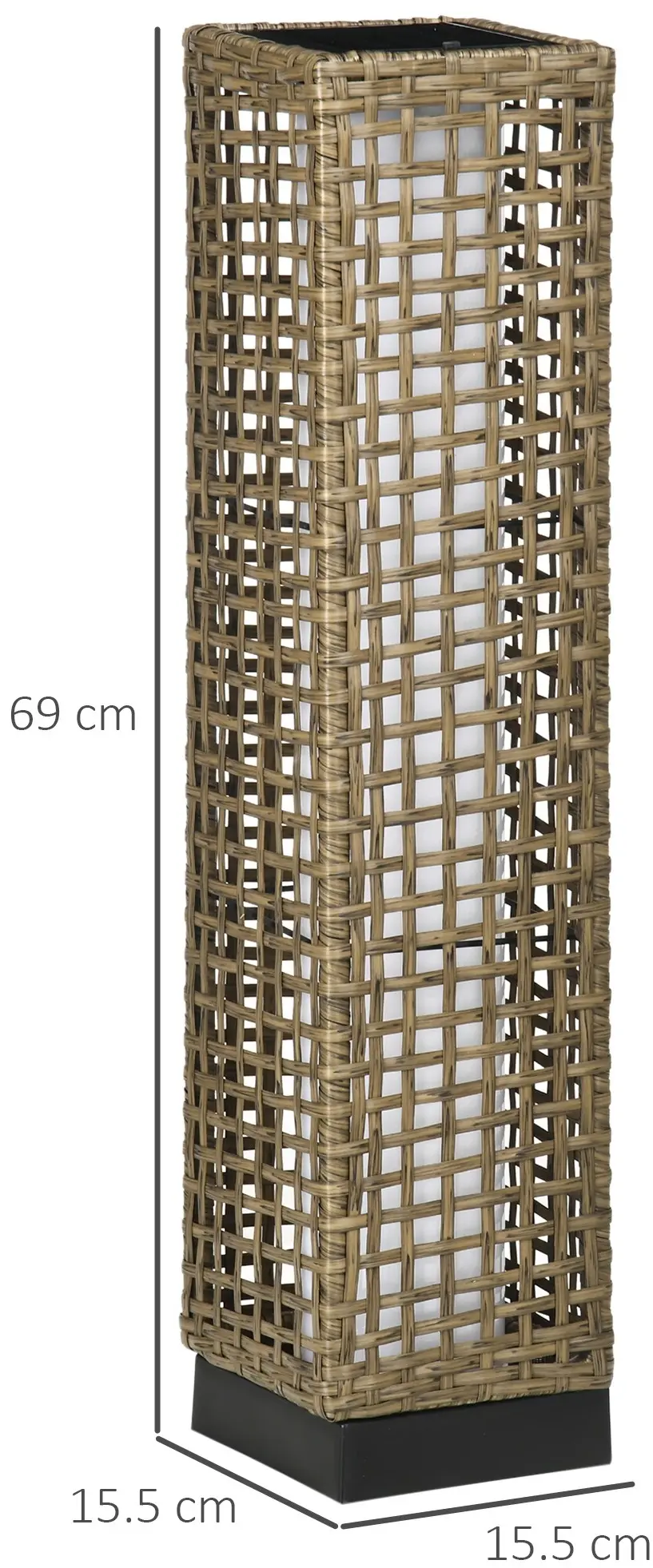 Lampa solara Outsunny 867-130V01SD (Sand/Black) - 6