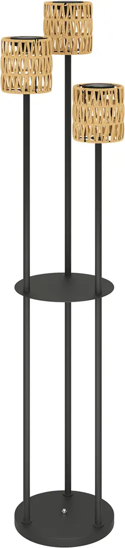 Lampa solara de gradina Outsunny 867-269V00YL (Black/Yellow)