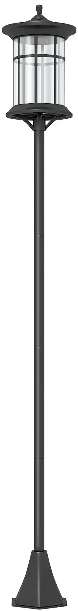 Felinar de gradina cu baterie solara Outsunny B30-054V00BK (Black) - 2