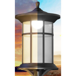 Felinar de gradina cu baterie solara Outsunny B30-055V00BK (Black) Thumb