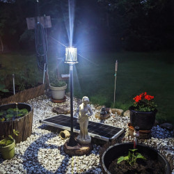 Felinar de gradina cu baterie solara Outsunny B30-055V00BK (Black) Thumb