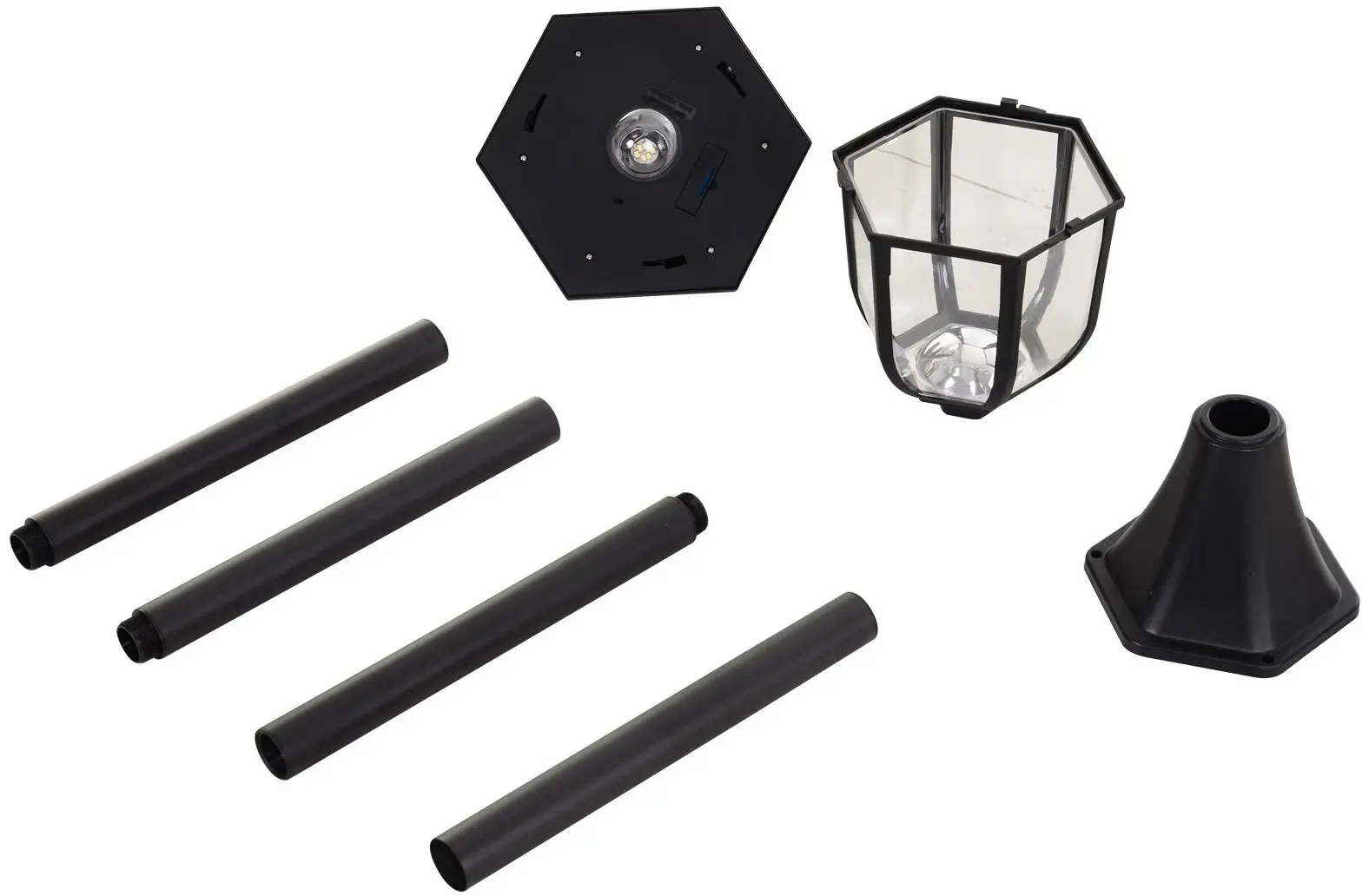 Felinar de gradina cu baterie solara Outsunny B30-006 (Black) - 5