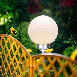 Светильник на солнечной батарее ProGarden Sphere 12021 (White/Inox) Thumb