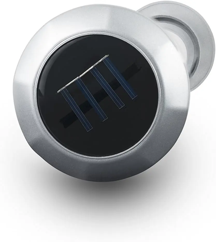 Lampa cu baterie solara cu termometru ProGarden 44533 (White/Silver)