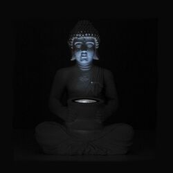 Lampa pe baterie solara ProGarden Buddha 11888 (White) Thumb