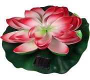 Lampa pe baterie solara ProGarden Floating water lily 44529