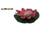 Lampa pe baterie solara ProGarden Floating water lily 44529