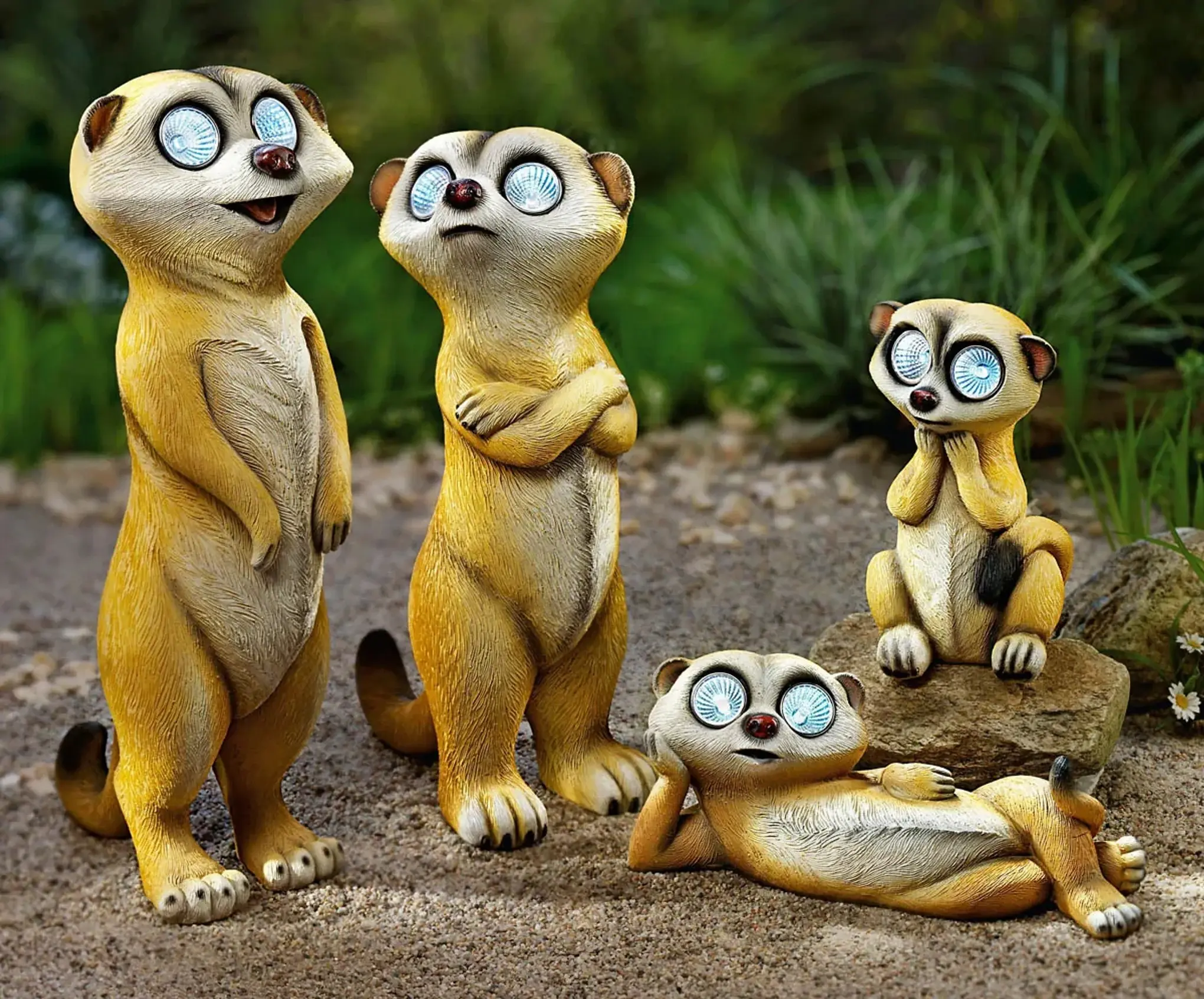 Светильник садовый на солнечной батарее ProGarden Meerkat 17018 (Yellow) - 3