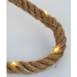 Джутовый канат с солнечной лампой Saska Garden 1021003 4.5m (Brown/Black) Thumb