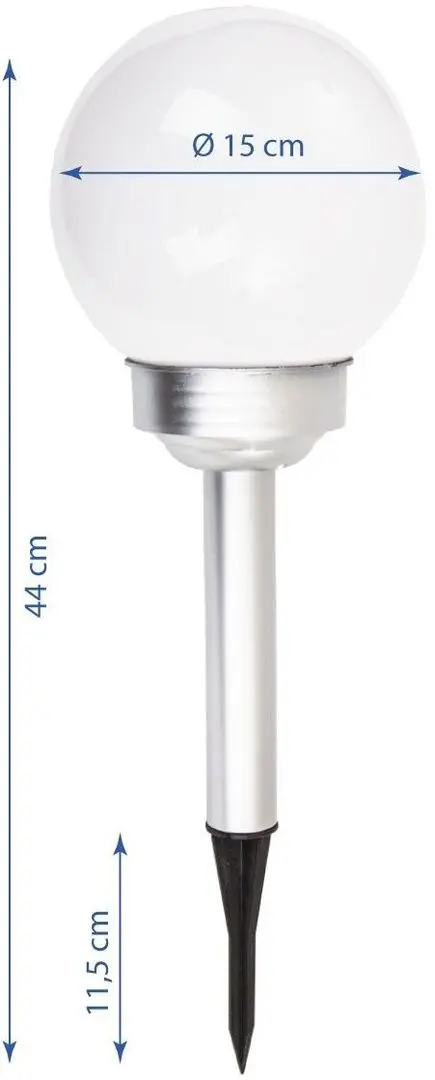 Набор солнечных ламп Saska Garden 1043333 (White/Silver) - 2