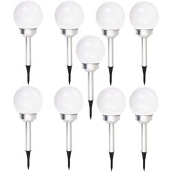 Набор солнечных ламп Saska Garden 1043333 (White/Silver)