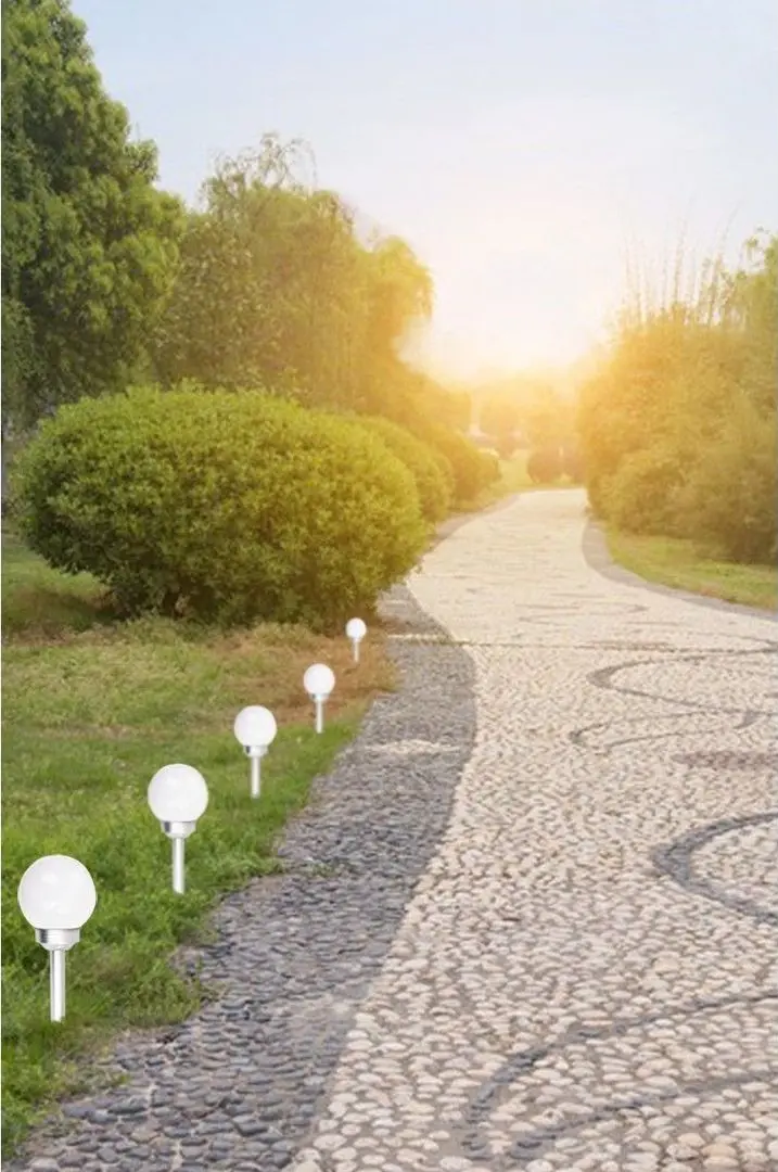 Набор солнечных ламп Saska Garden 1043333 (White/Silver) - 5