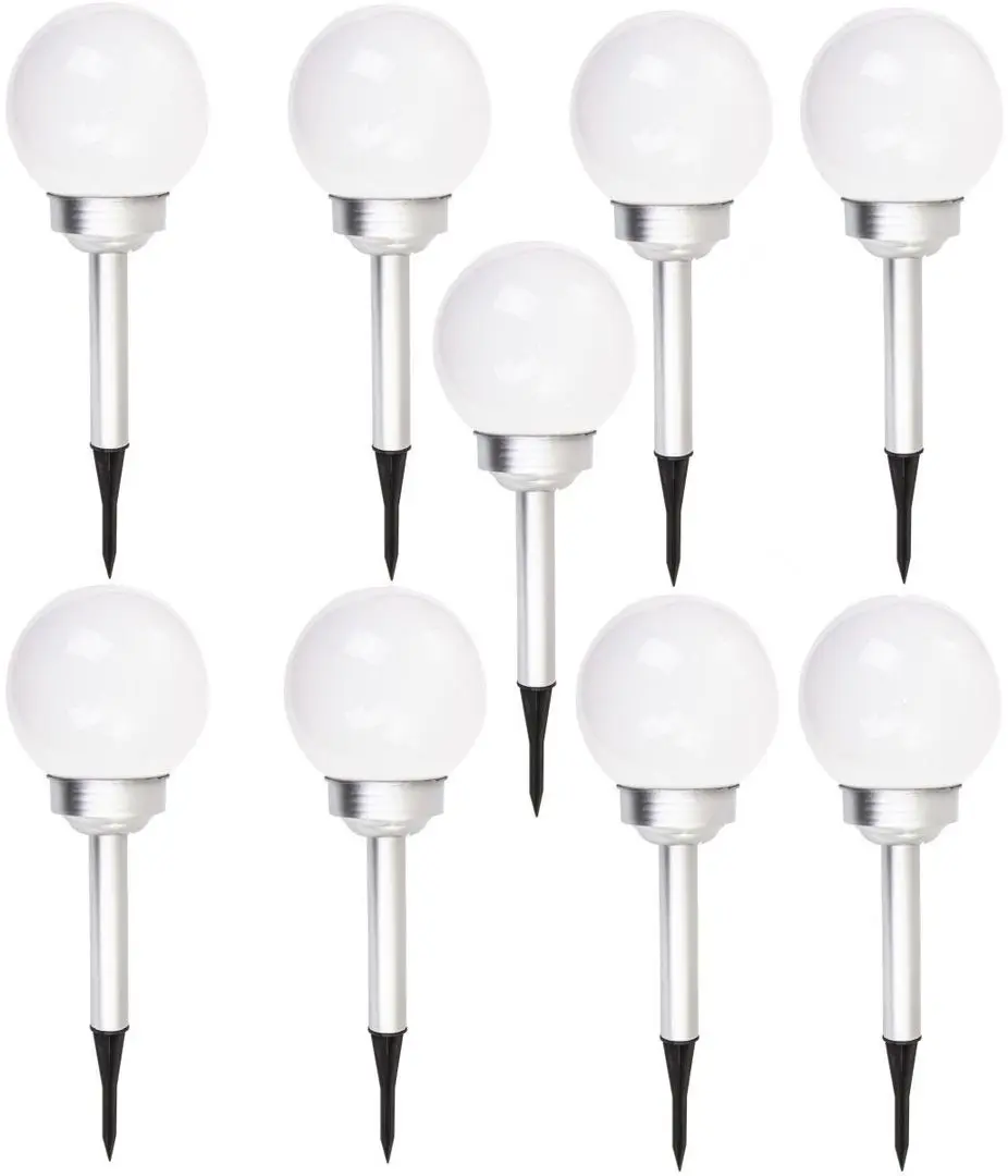 Набор солнечных ламп Saska Garden 1043333 (White/Silver)