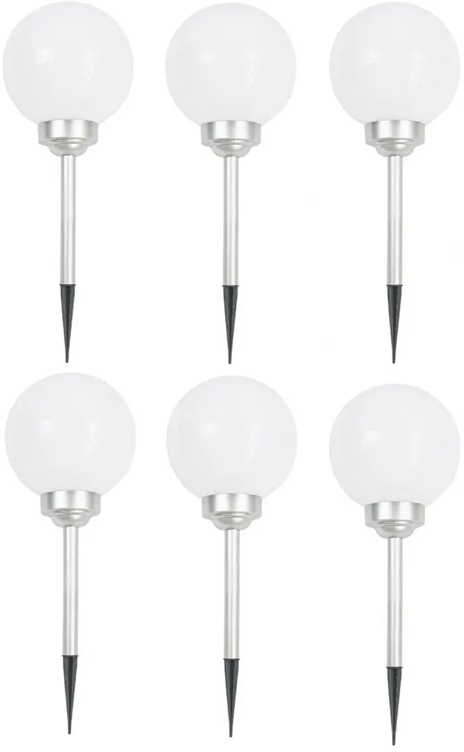 Набор солнечных ламп Saska Garden 1043340 (White/Silver)