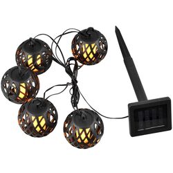 Набор солнечных ламп Saska Garden Party Light (Black)