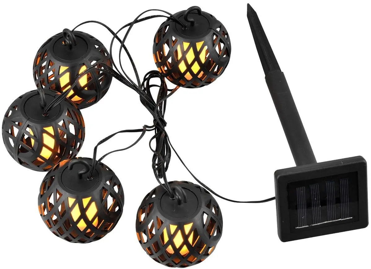 Набор солнечных ламп Saska Garden Party Light (Black)