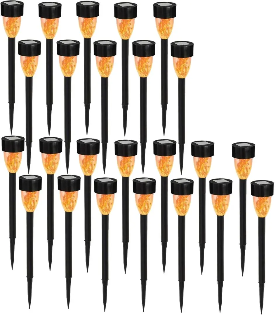 Набор солнечных ламп Saska Garden SP-6001 24pcs (Black)
