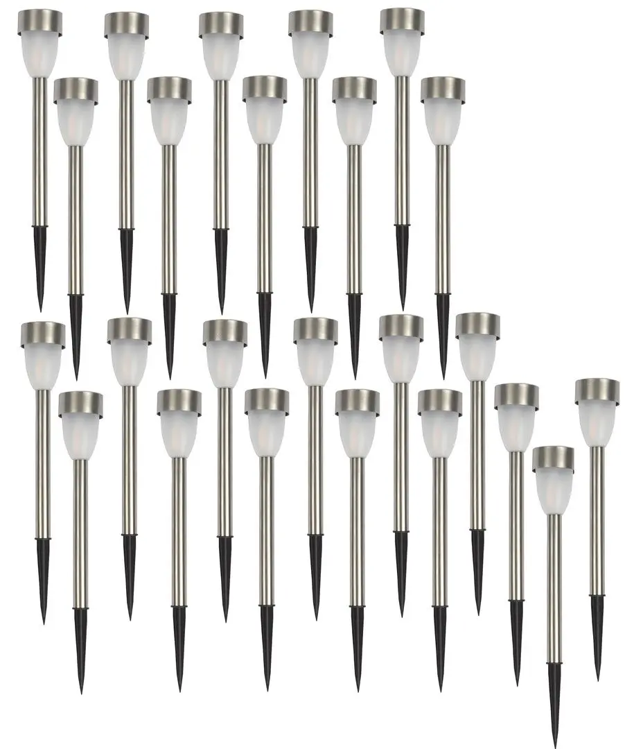 Набор солнечных ламп Saska Garden SS-6014 24pcs (Silver)