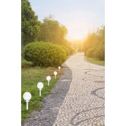 Светильник садовый Saska Garden 1034010 (White/Silver) Thumb