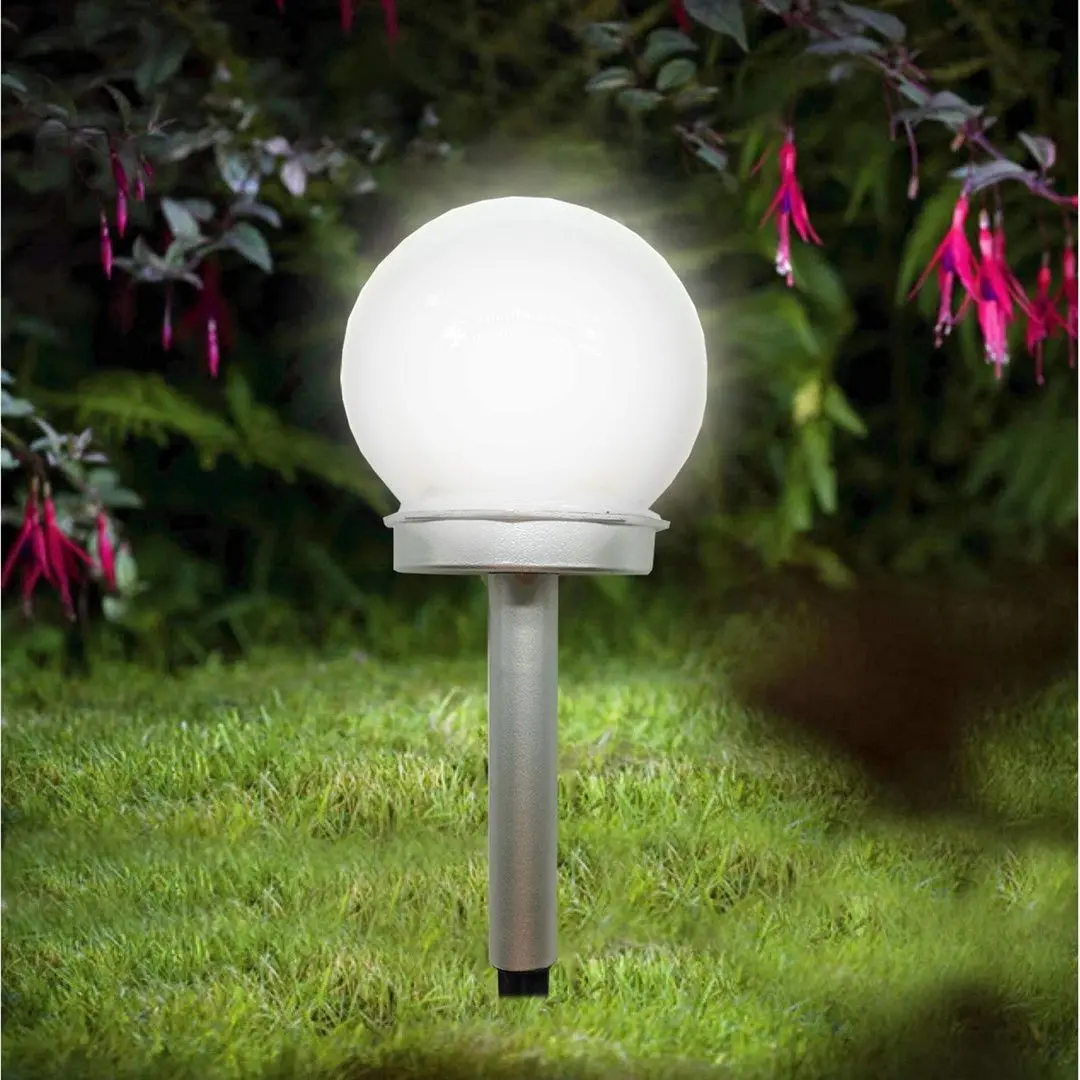 Светильник садовый Saska Garden 1034010 (White/Silver) - 3