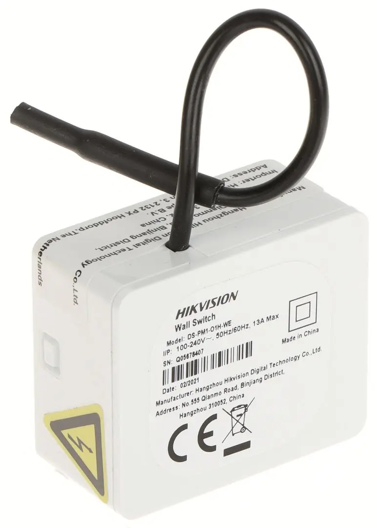 Modul releu fara fir Hikvision DS-PM1-O1H-WE (White) - 3