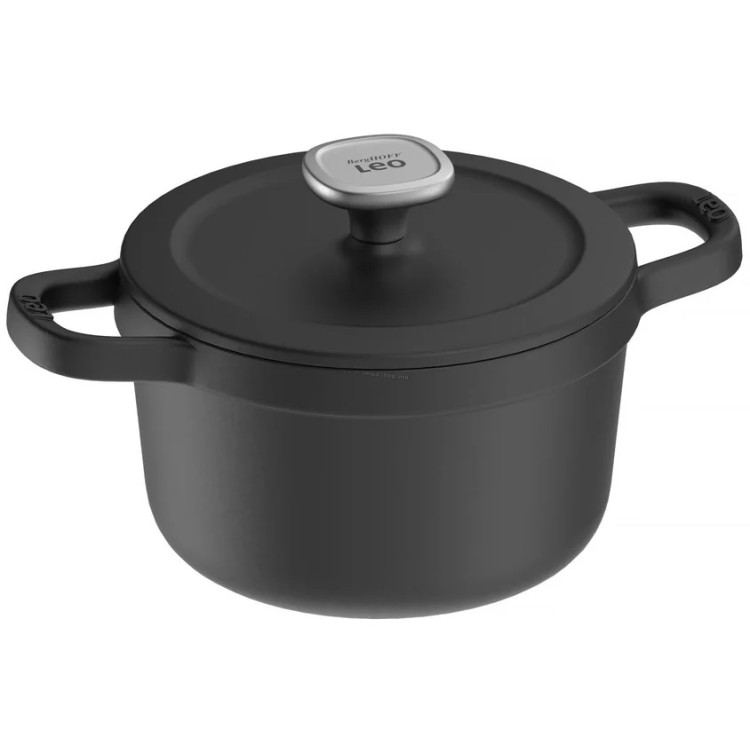 Кастрюля с крышкой Berghoff Leo Graphite 3950617 (Black)
