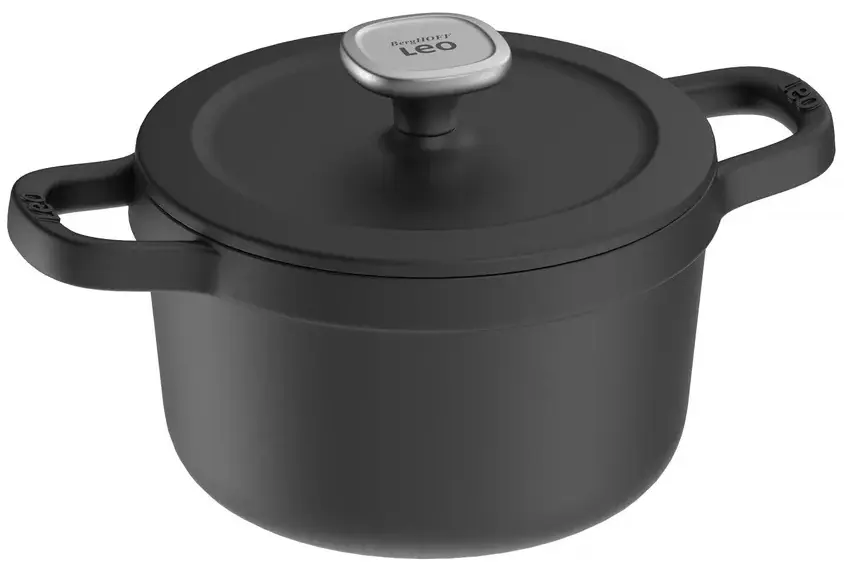 Oala cu capac Berghoff Leo Graphite 3950617 (Black)