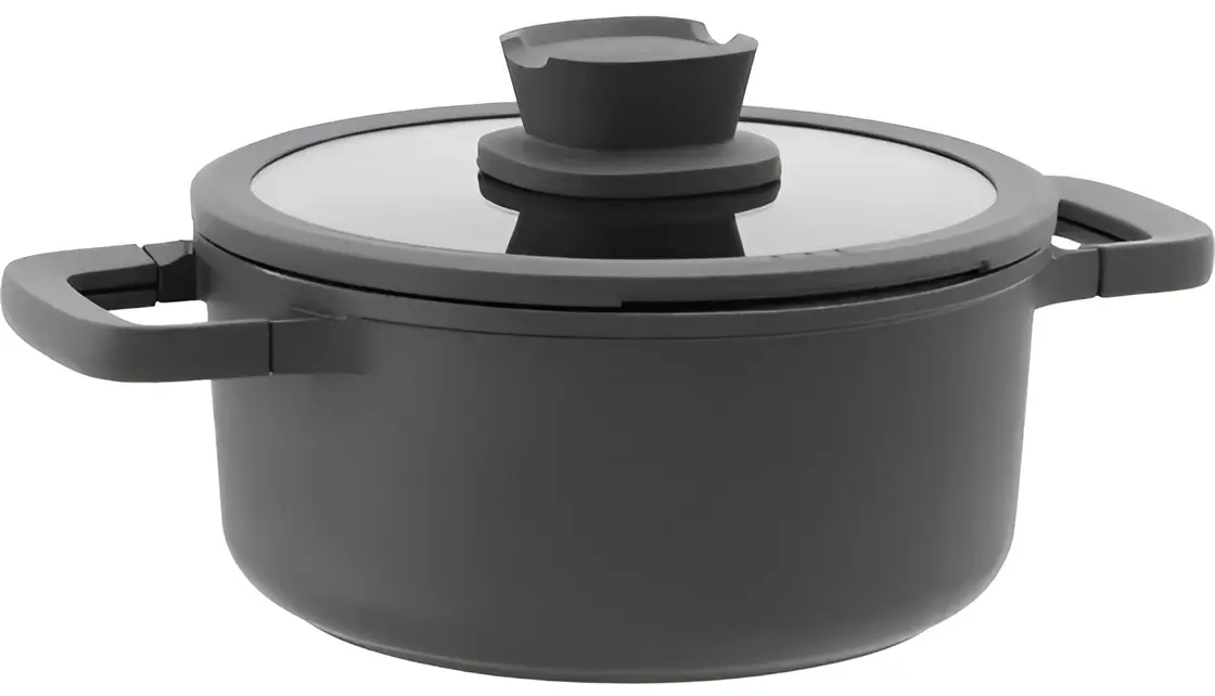 Oala cu capac Berghoff Leo Stone 3950592 (Black)