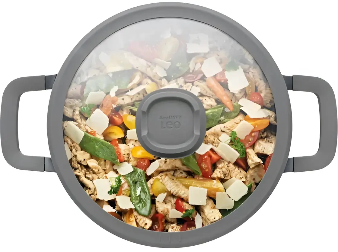 Кастрюля с крышкой Berghoff Leo Stone 3950593 (Black)