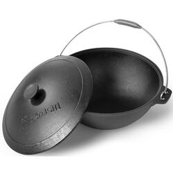 Казан с крышкой Fissman 4146 8L (Black) Thumb
