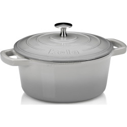 Cratita cu capac Kela Calido 21cm (Gray)