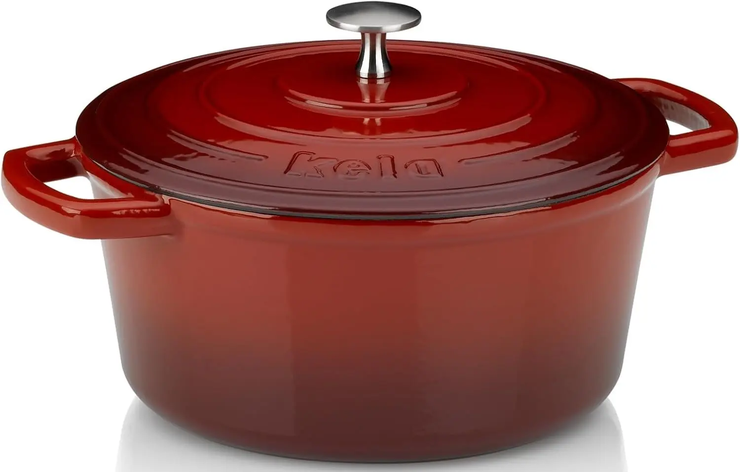 Cratita cu capac Kela Calido 21cm (Red)