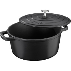 Cratita cu capac Kela Calido 24cm (Black) Thumb