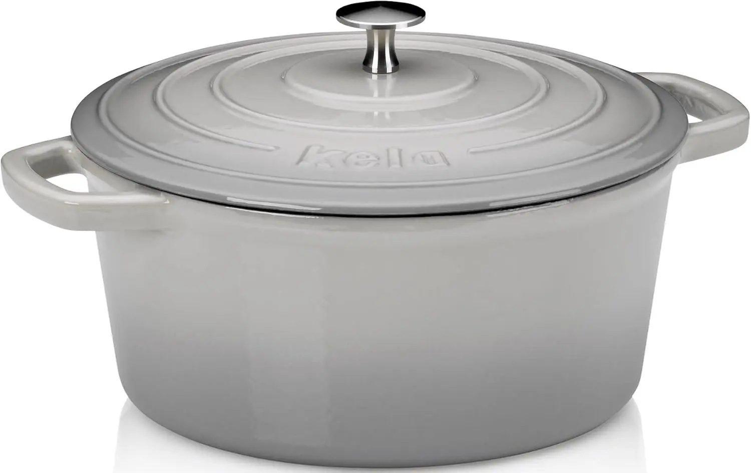 Кастрюля с крышкой Kela Calido 26cm (Gray)