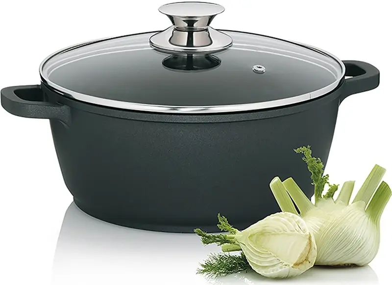 Cratita cu capac Kela Kerros 24cm (Black)