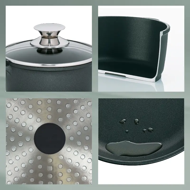 Cratita cu capac Kela Kerros 24cm (Black)