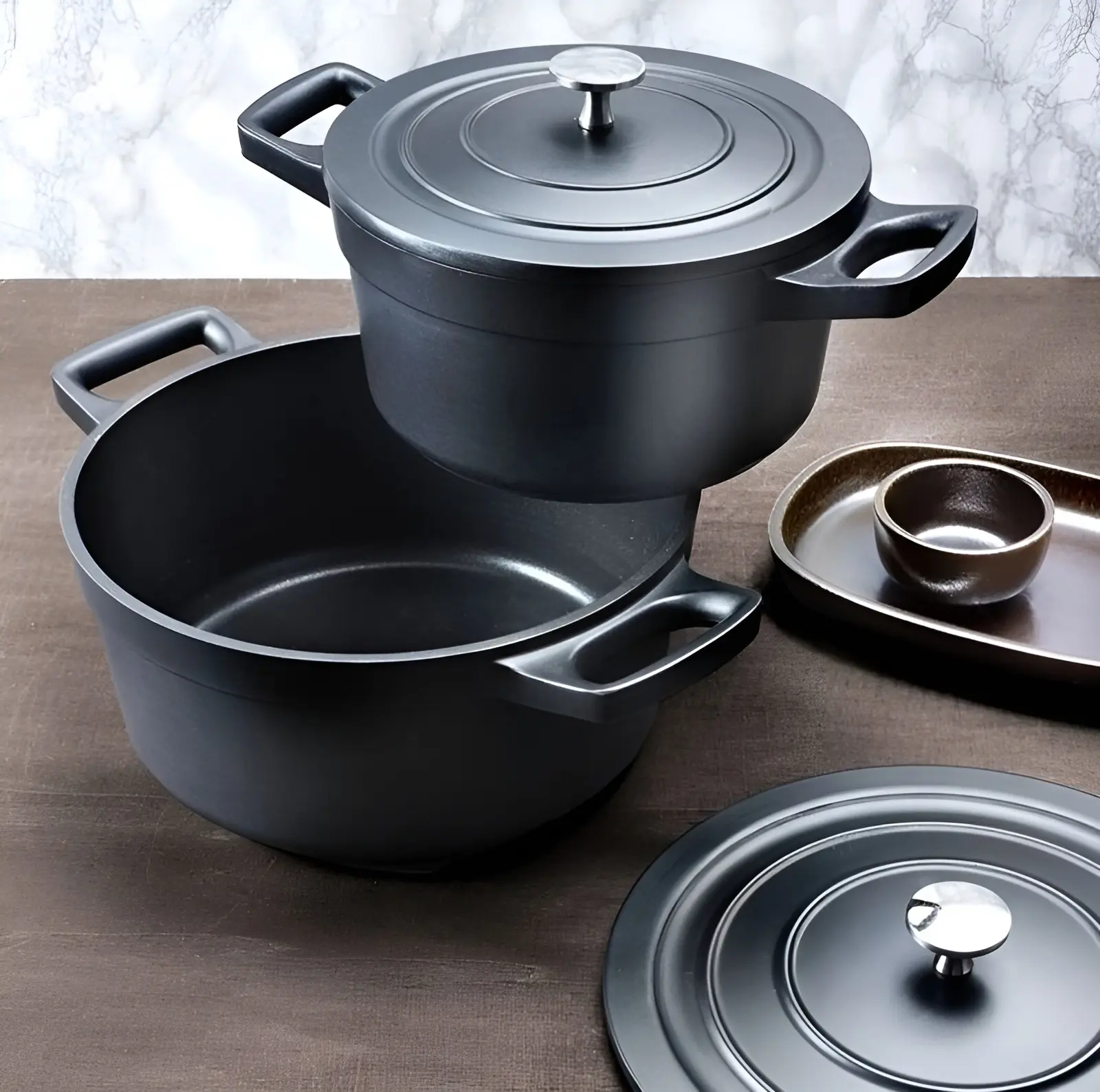 Oala cu capac Pintinox Tradition Pro 2.8L (Black)