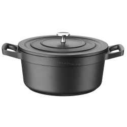 Кастрюля с крышкой Pintinox Tradition Pro 4.4L (Black)