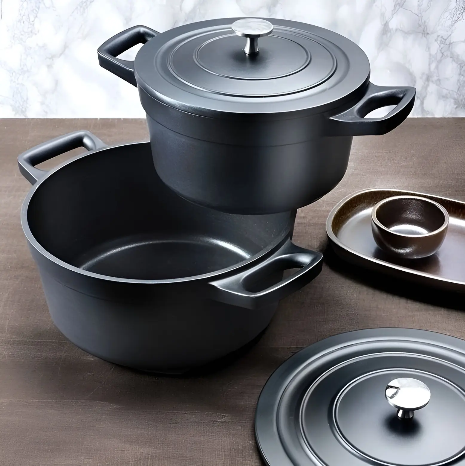 Oala cu capac Pintinox Tradition Pro 35097 (Black) - 6