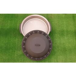 Казан с крышкой Unitehna 121210 (Grey) Thumb