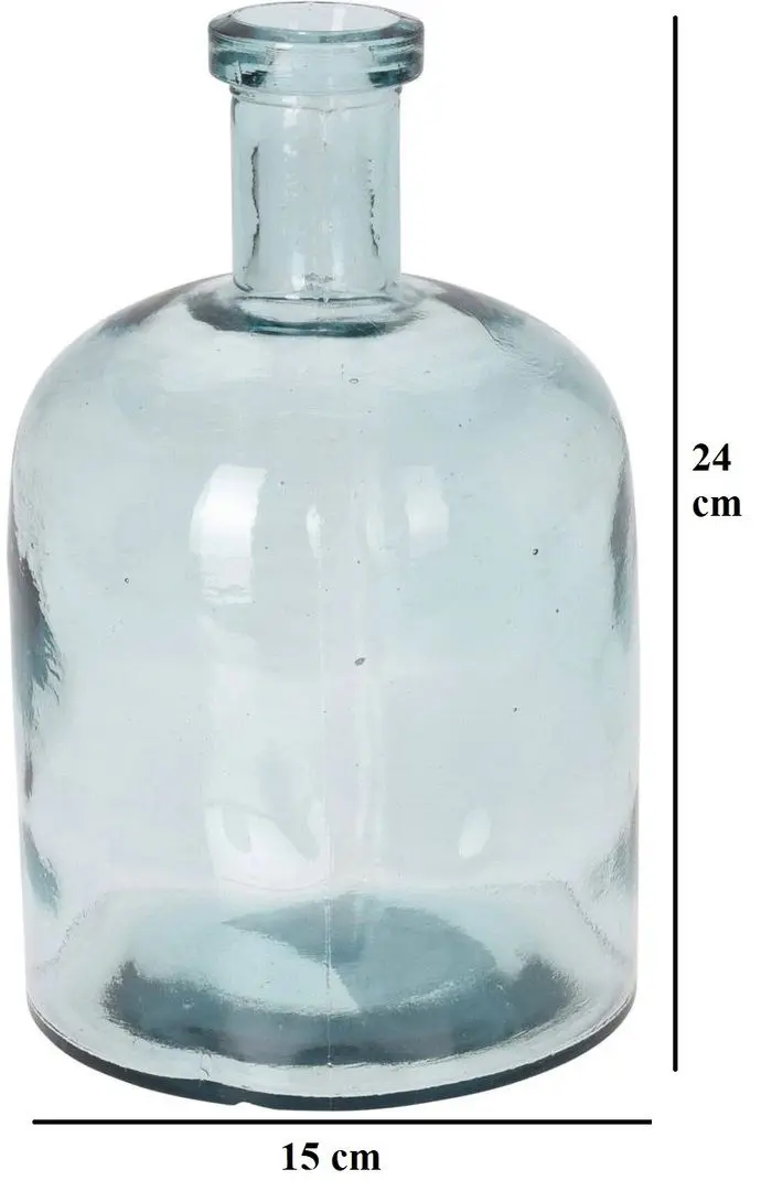 Ваза H&S 48348 24x15cm (Transparent)