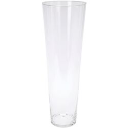Ваза H&S Cone 50x17cм (Transparent)