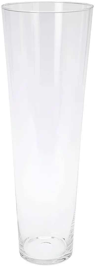 Ваза H&S Cone 50x17cм (Transparent)