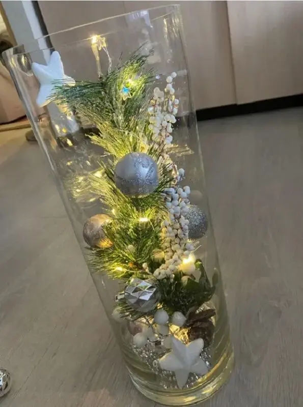 Ваза H&S Cylinder 50x12cm (Transparent)