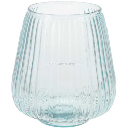 Vaza H&S Stripes 19x16сm (Transparent)