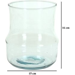 Vaza H&S Vajont 16x15cm (Transparent) Thumb